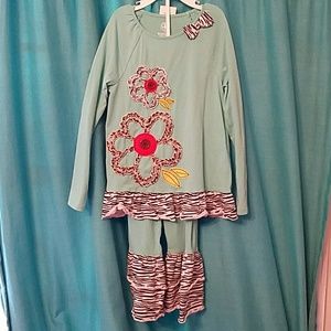 2 Piece Girl's Pant Set